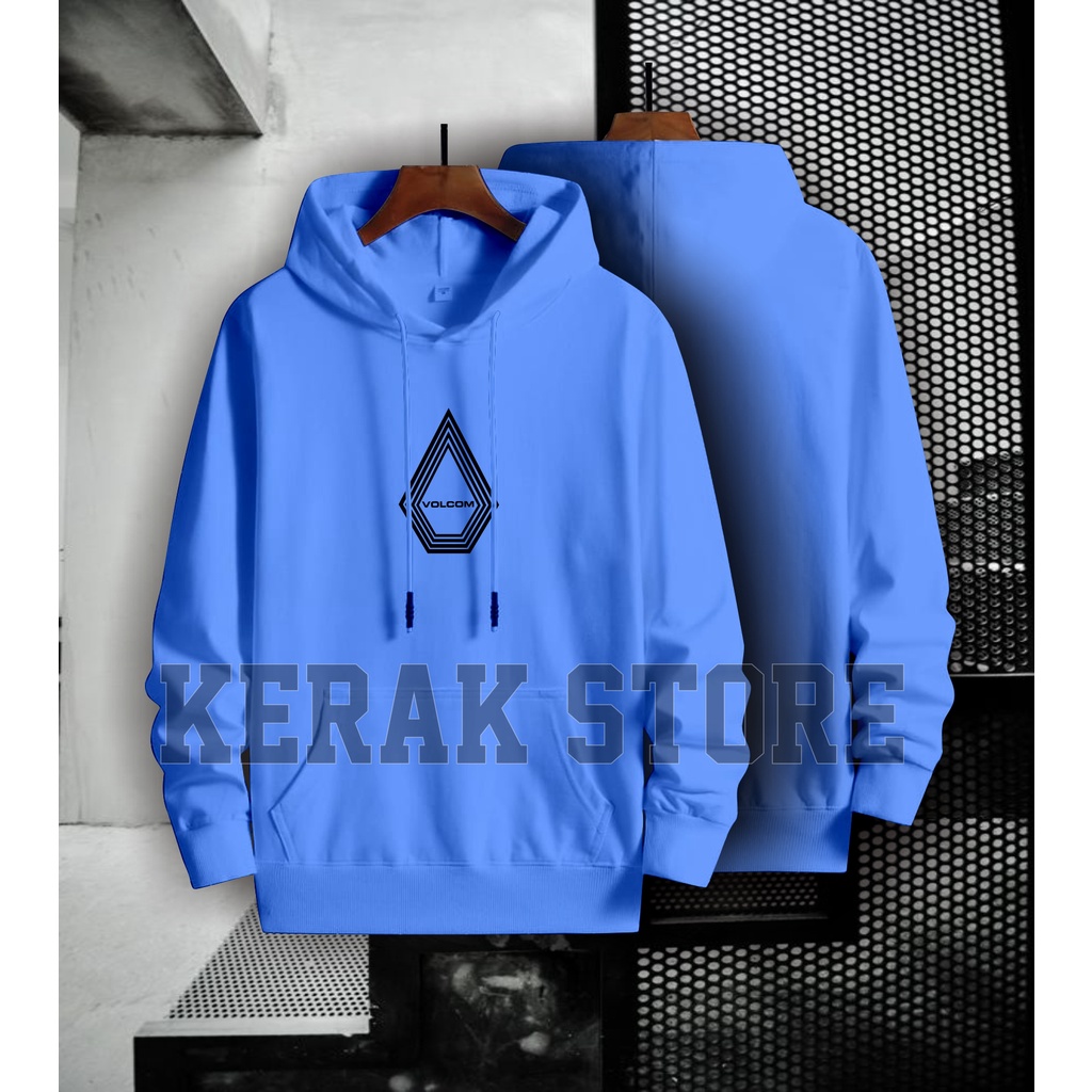 VOLCOM Jaket Sweater Distro - Sweater Hoodie Pria Dan Wanita Flece Tebal