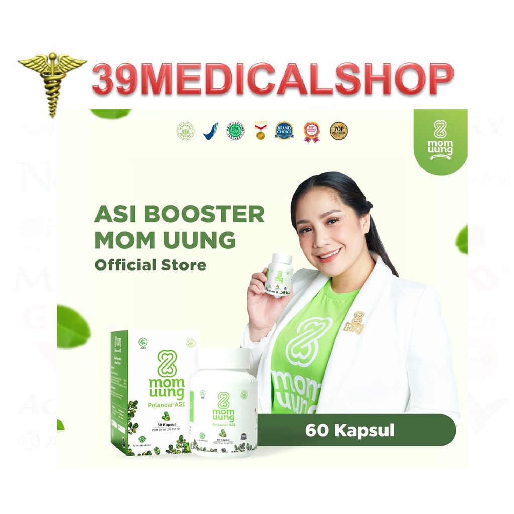 MOM UUNG HERBAL BPOM HALAL ASI BOOSTER PELANCAR ASI ISI 30PCS ISI 60PCS