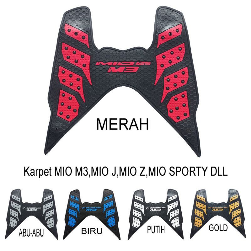 Monster Karpet Alas Pijakan Kaki Yamaha Mio - Mio M3 - Mio J - Mio Soul GT 125 - Mio Z Bluecore