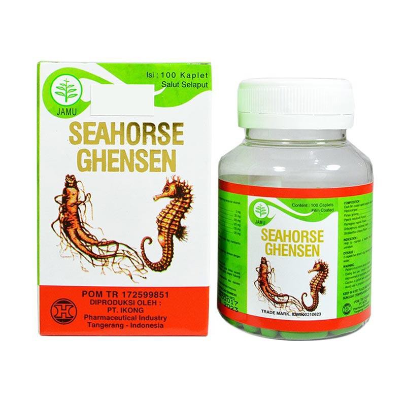 SEAHORSE GHENSEN BOTOL 100 KAPLET