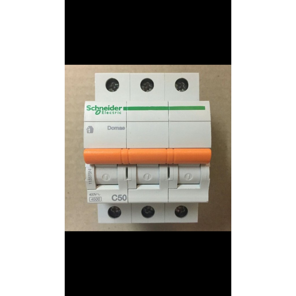 Mcb 3p 3 phase 50a 50 a schneider breaker 50ampere