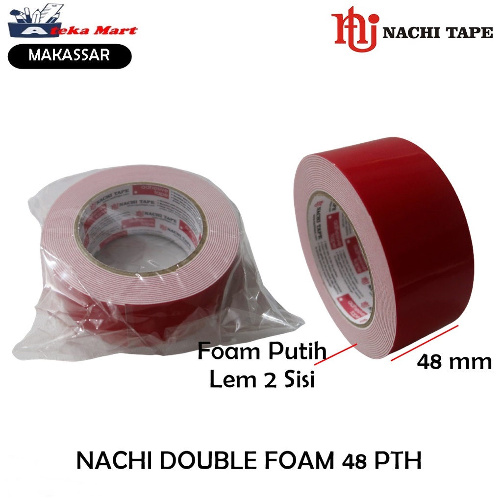 

NACHI DOUBLE FOAM 48MM PUTIH/ISOLASI TIMBAL BALIK