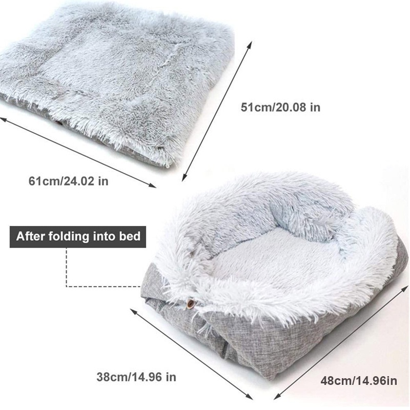 Kasur Kucing Anjing Tempat Tidur Kucing Sarang Kucing Pet Bed