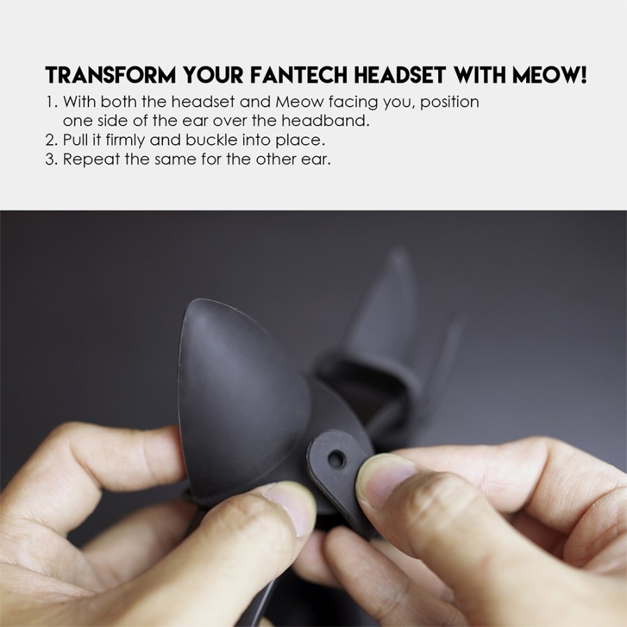 Fantech AC5001 Kitty Ears for Gaming Headset