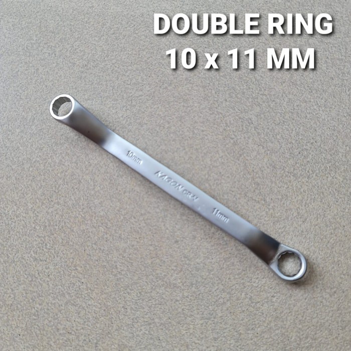 Kunci Double Ring KAGON CRV 10x11 MM