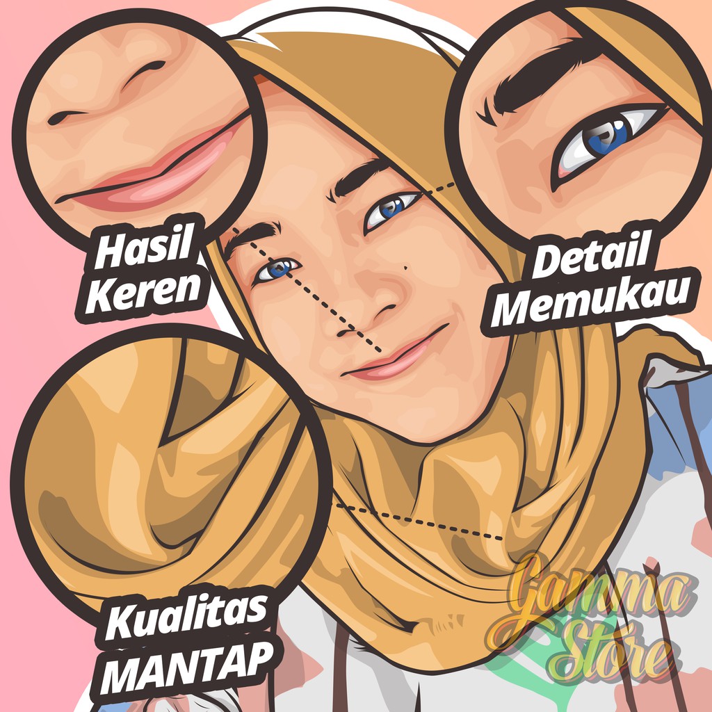 Kado Hadiah Desain Foto Kartun, Vector Art Face, Illustrator, Vexel