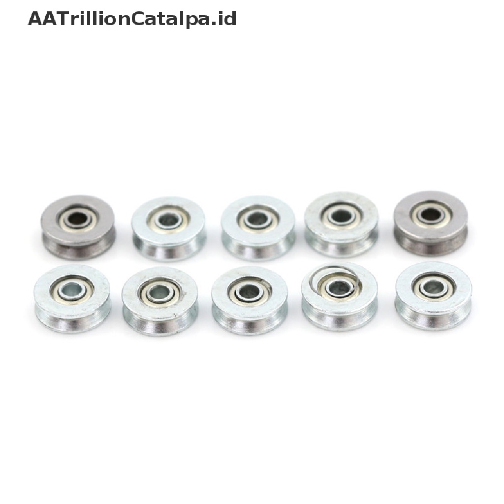 10pcs Bola Bearing Pulley Ukuran 4x13 X 6mm