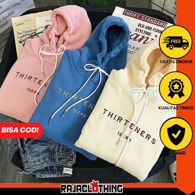 RCL - JAKET SWEATER THIRTENER 12ERS SWEATER HODIE FLEECE WANITA