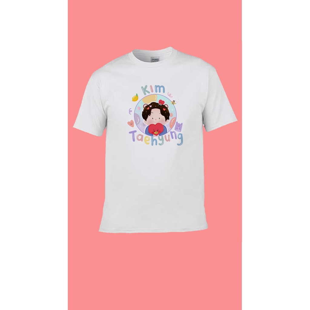 Baju  Bergambar dan Tulisan Member KPOP Korean Top Idol