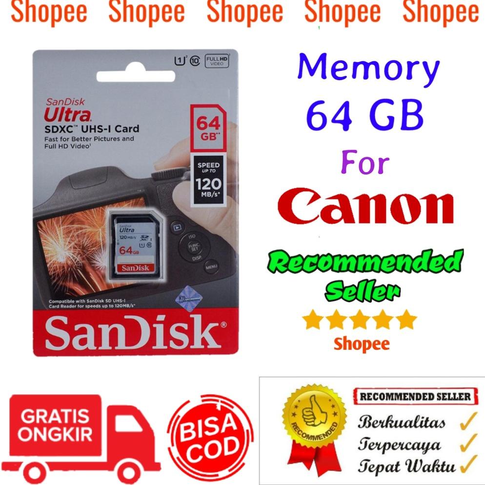 Memory Card 16Gb 32Gb 64Gb Kamera Canon Dslr Eos 550D 600D 650D 700D Sdcard 32 Gb Sandisk 16 64 High