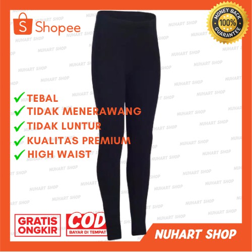 PINKDOSE Celana Legging Leging Panjang Tebal Premium Lembut / Import / Legging Polos Tebal / Fashion Wanita