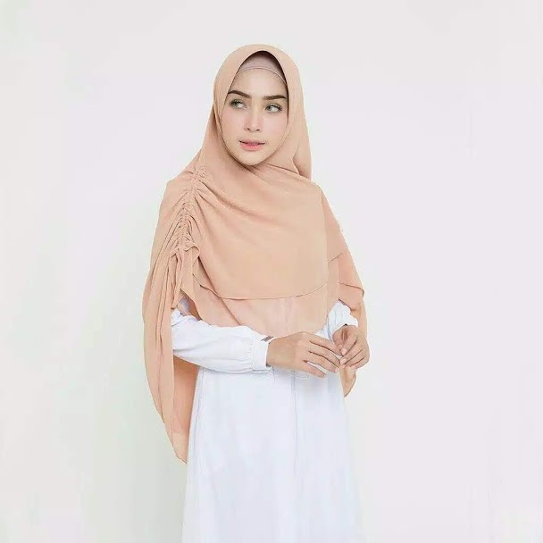 MA051 Hijab kerut Zanita Khimar kerut Zanita Kerudung kerut Zanita Pashmina kerut ZanitaJILBAB SYARI