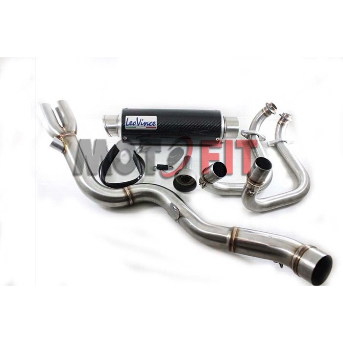 BEST PRODUCKKnalpot ori Leovince GP CORSA Fulsystem  CO2 r25 knalpot mt25 leovince