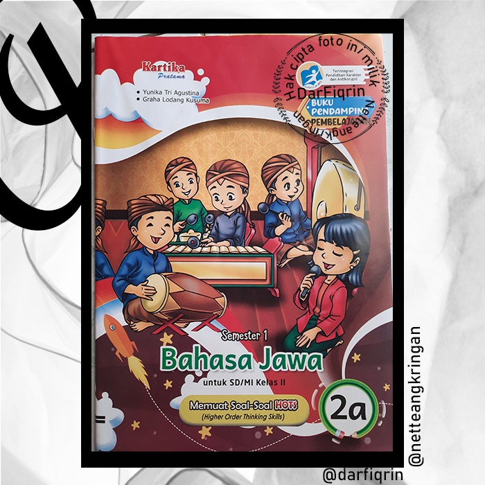 LKS Bahasa Jawa Kelas 1 2 3 4 5 6 Semester 1 SD/MI K13 Rev 2018 HOTS-Kartika-Yunika