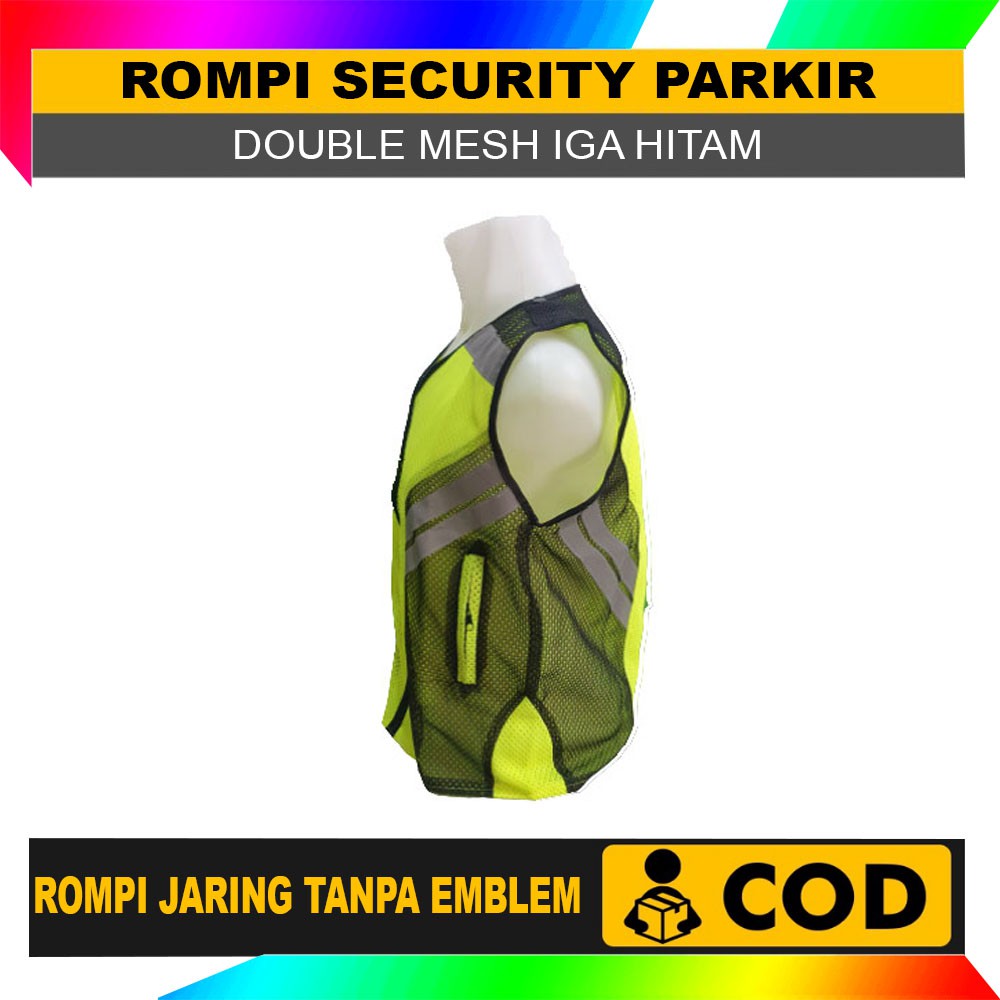 ROMPI SECURITY PARKIR SATPAM POLOS TANPA EMBLEM