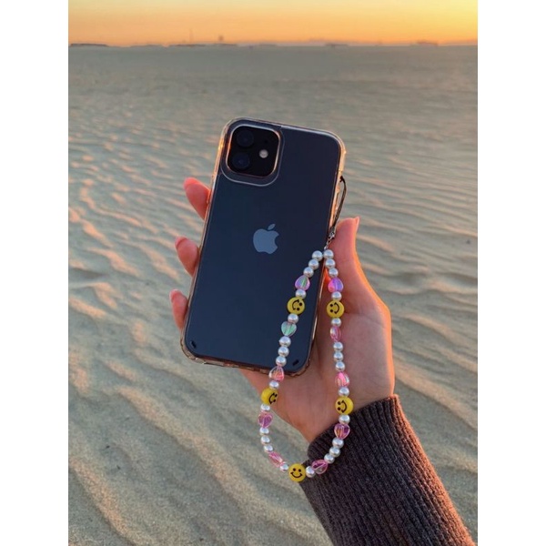 Jual beads phone strap custom nama dan model phone case strap