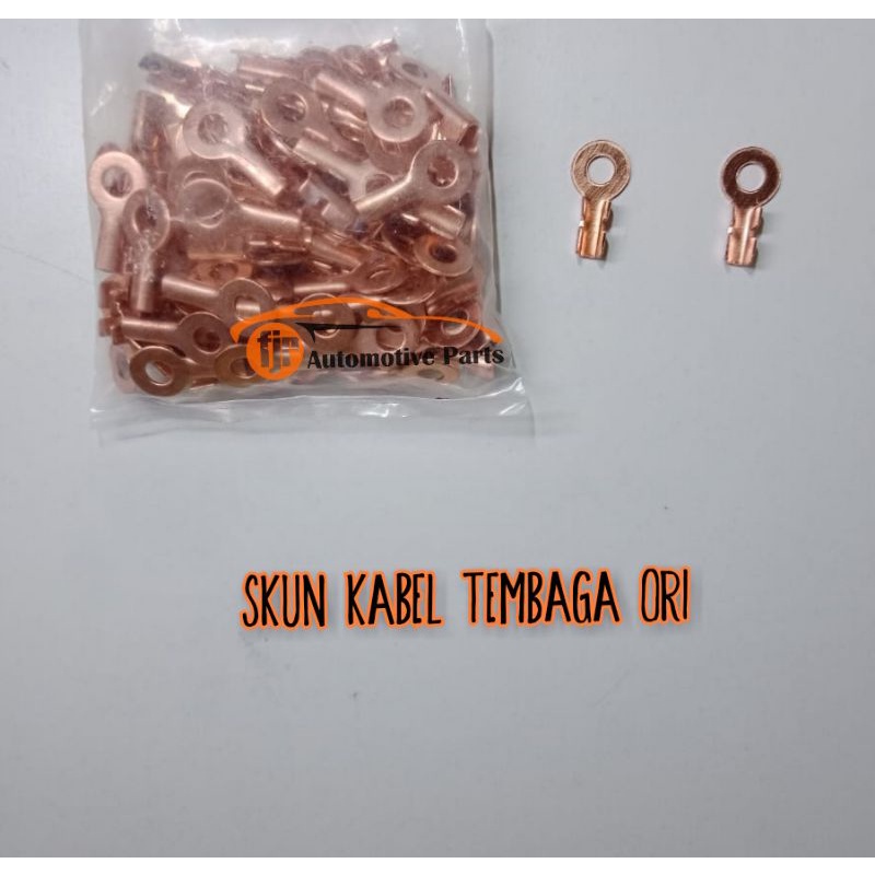 Skun Kabel Tembaga Original 5mm 6mm