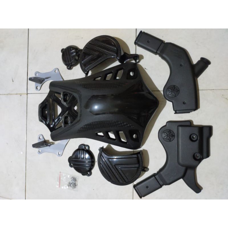 TUTUP MESIN KLX 150 FULL SET DTRACKER 150 KLX BF KLX S KLX L ENGINE GUARD KLX COVER MESIN KLX