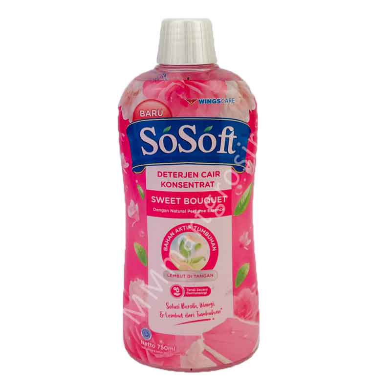 Deterjen Cair Konsentrat *So Soft Liquid * Sweet Bouquet * 700ml