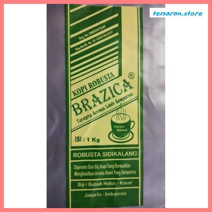 

Kopi- Kopi Biji Robusta Sidikalang 1 Kg Merek Brazica " Super Quality " - Kopi Biji -Biji-Kopi.