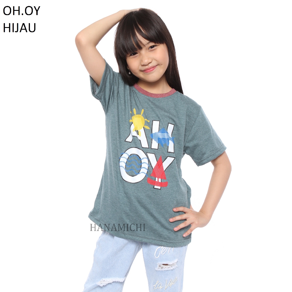 Hanamichi OH.OY Kaos Sablon Anak Lengan Pendek