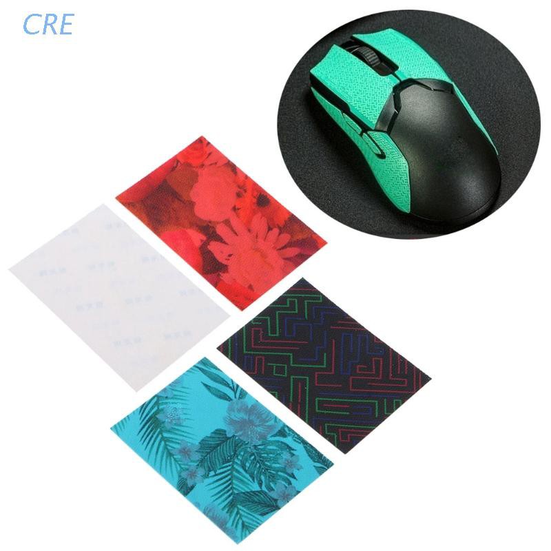 Cre Grip Samping Mouse Gaming Logitech Razer Diy Elastis Anti Slip / Keringat 98x68mm