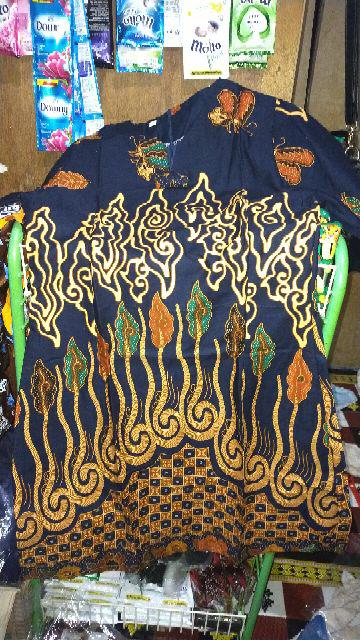 Qnunbatik Batik Family/keluarga Dress Mawar Kawung
