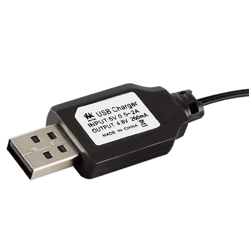 Btsg Adapter Charger Baterai Ni-Cd Ni-MH SM-2P 4.8V 250mA Output USB Untuk Mainan Mobil