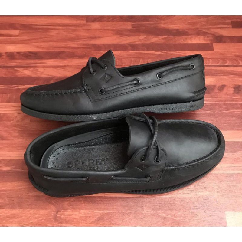 Sperry Top Sider Authentic Original All Black