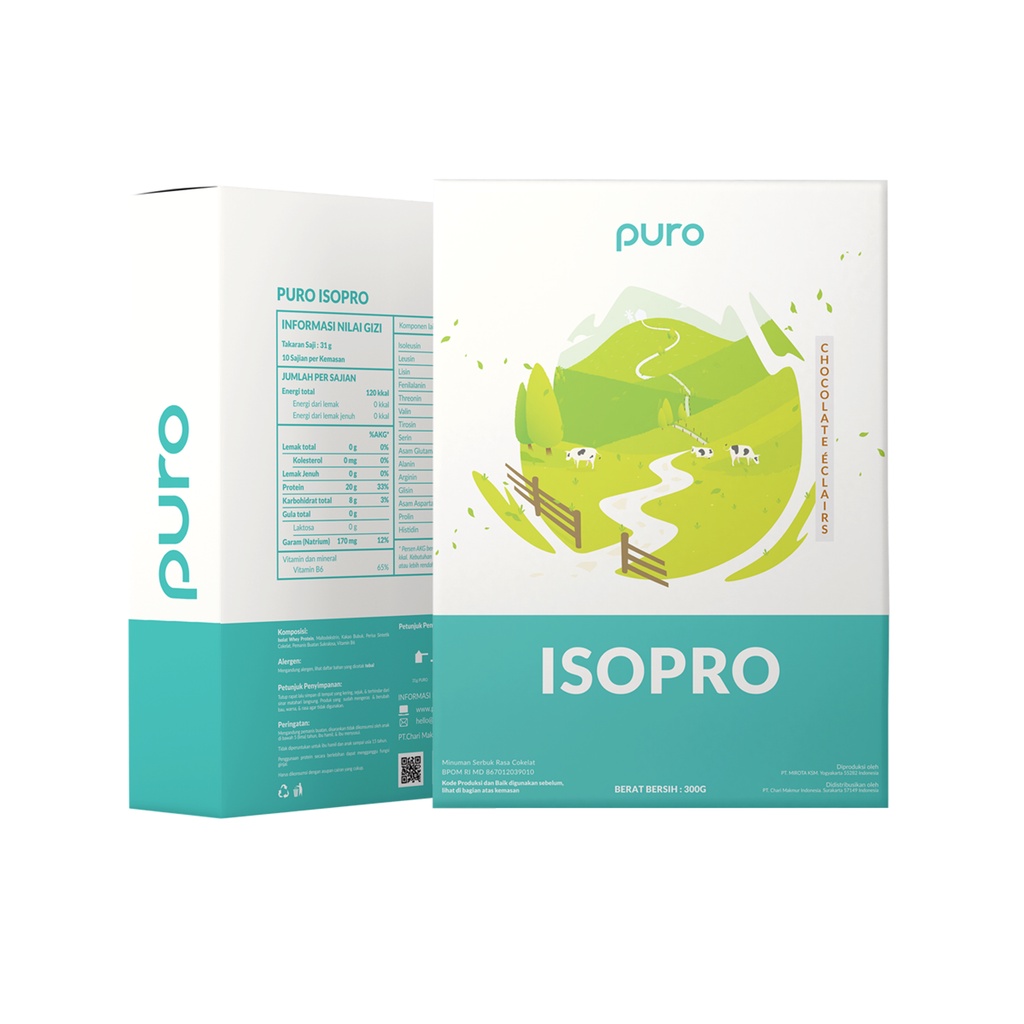 puro ISO PRO whey protein isolate 300 gram