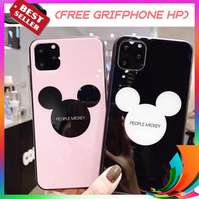 【TERBARU】 PREMIUM Case GLASS MOTIF DISNEY 7 XIAOMI REDMI NOTE 8 PRO