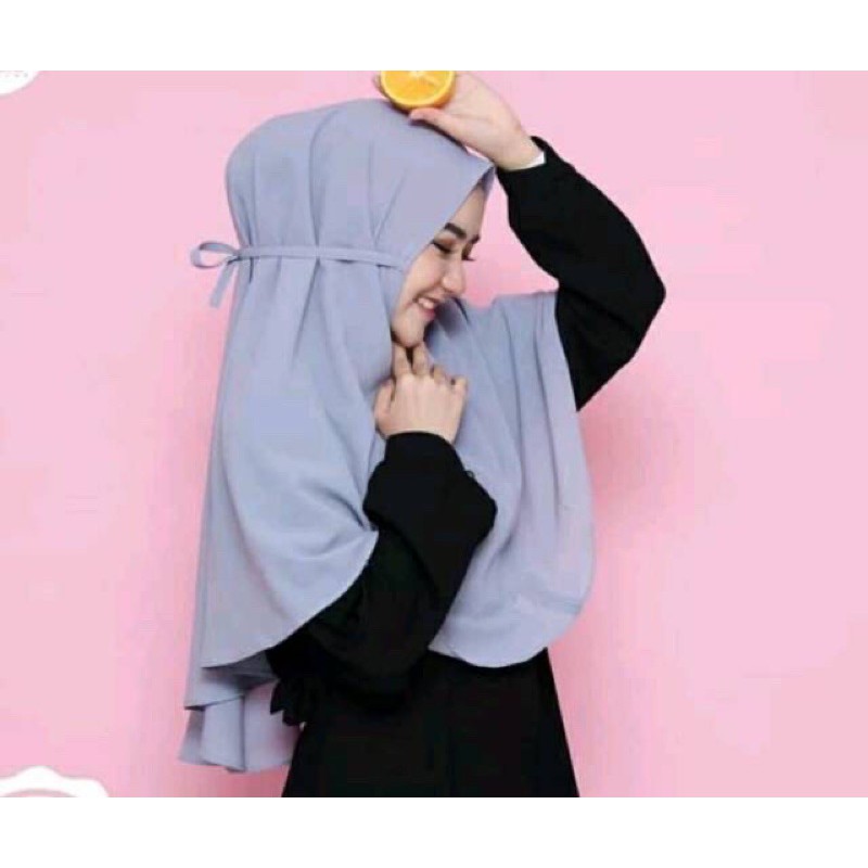 BERGO MARYAM  WOLFIS (L)/KERUDUNG MARYAM/HIJAB MARYAM/JILBAB INSTAN MARYAM-1