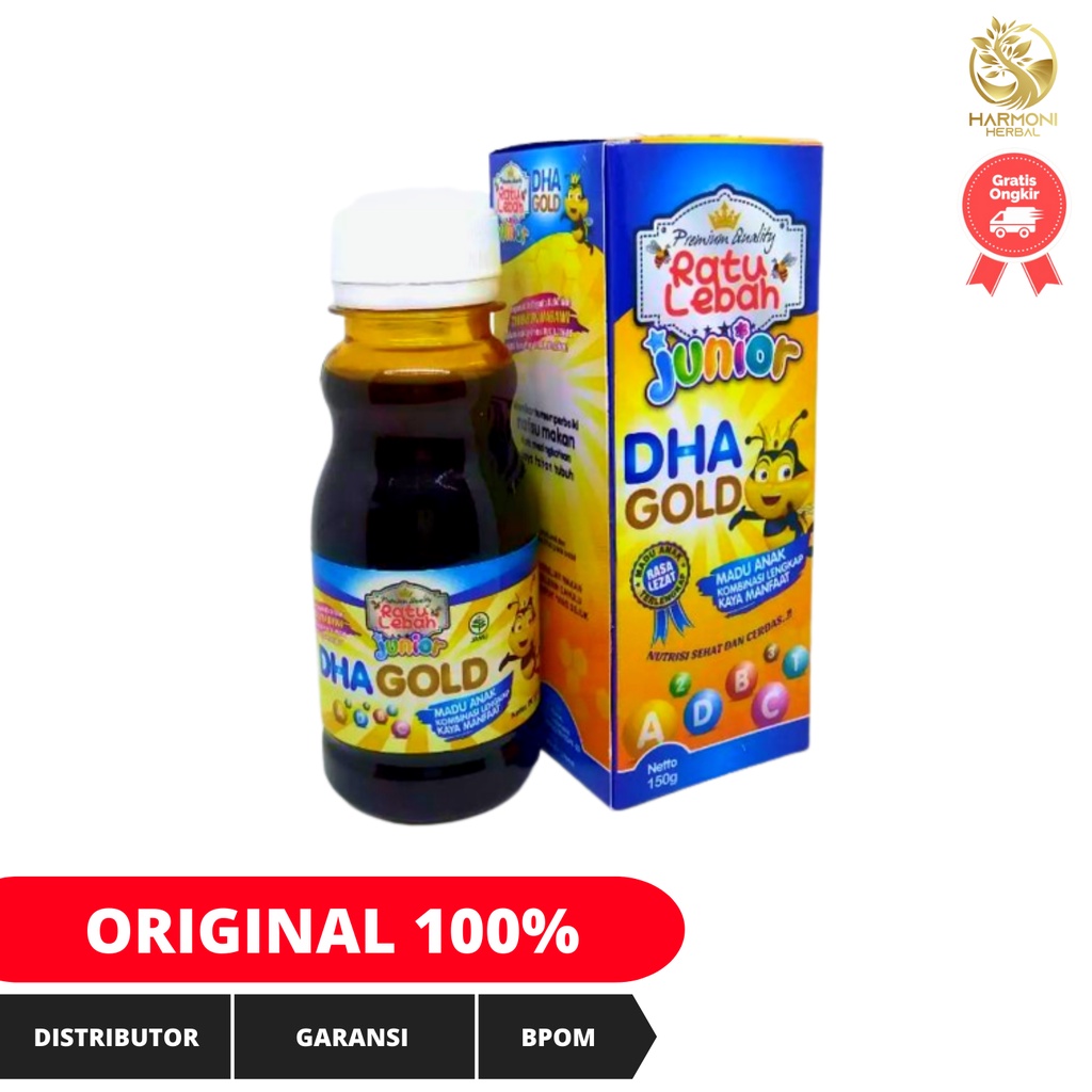 Madu Anak Ratu Lebah Junior Penambah Nafsu Makan DHA Plus Omega 3