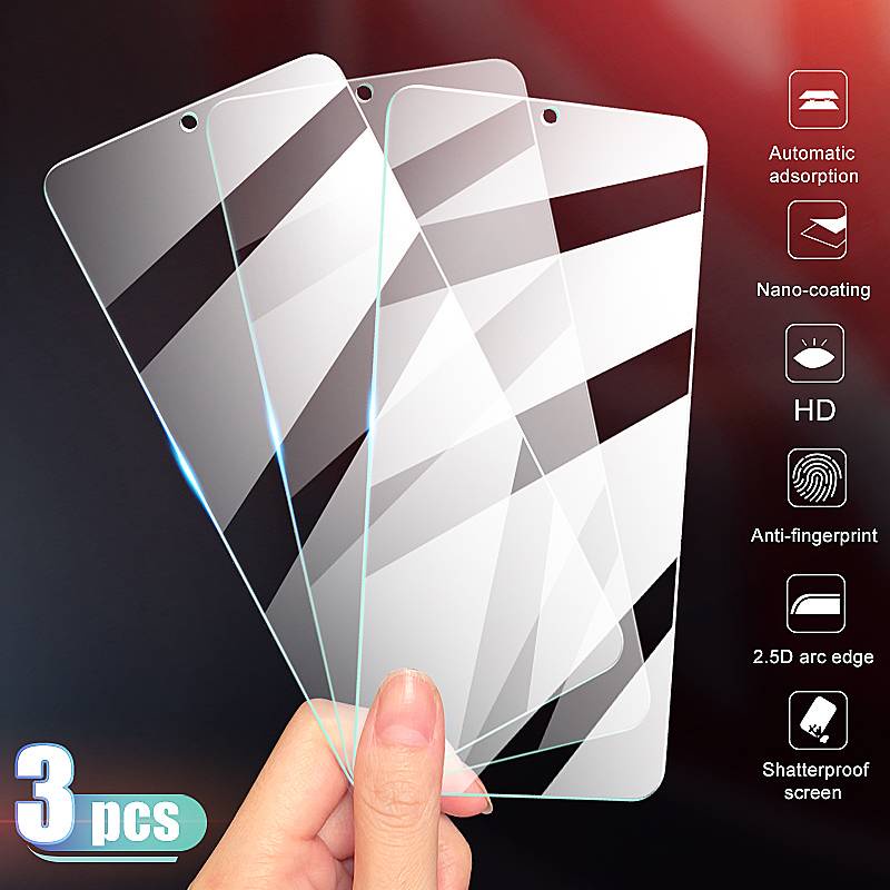 3pcs Pelindung Layar Tempered Glass Full Cover Untuk Oneplus 7t / 7 Pro / 7 / 7t Pro / 6t / 6 / 5t / 5 / 8 / 9t / 8 Pro