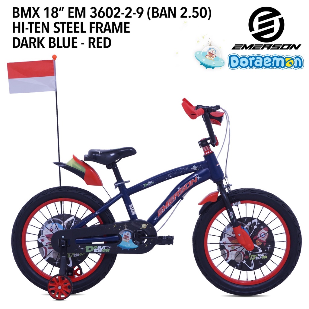 SEPEDA ANAK LAKI LAKI 18 EMERSON BMX DORAEMON 3602-2-9 2.5