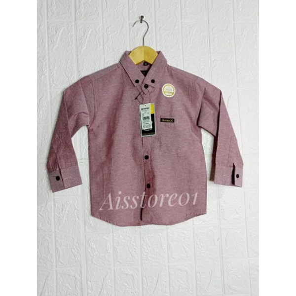 kemeja cauple anak dan ayah unisex  warna dusty pink