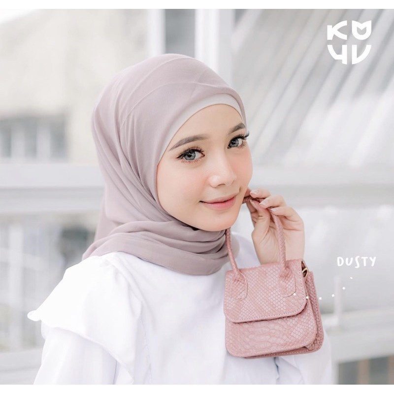 Koyu Hijab Tas Mini Sling Croco Hits Best Seller