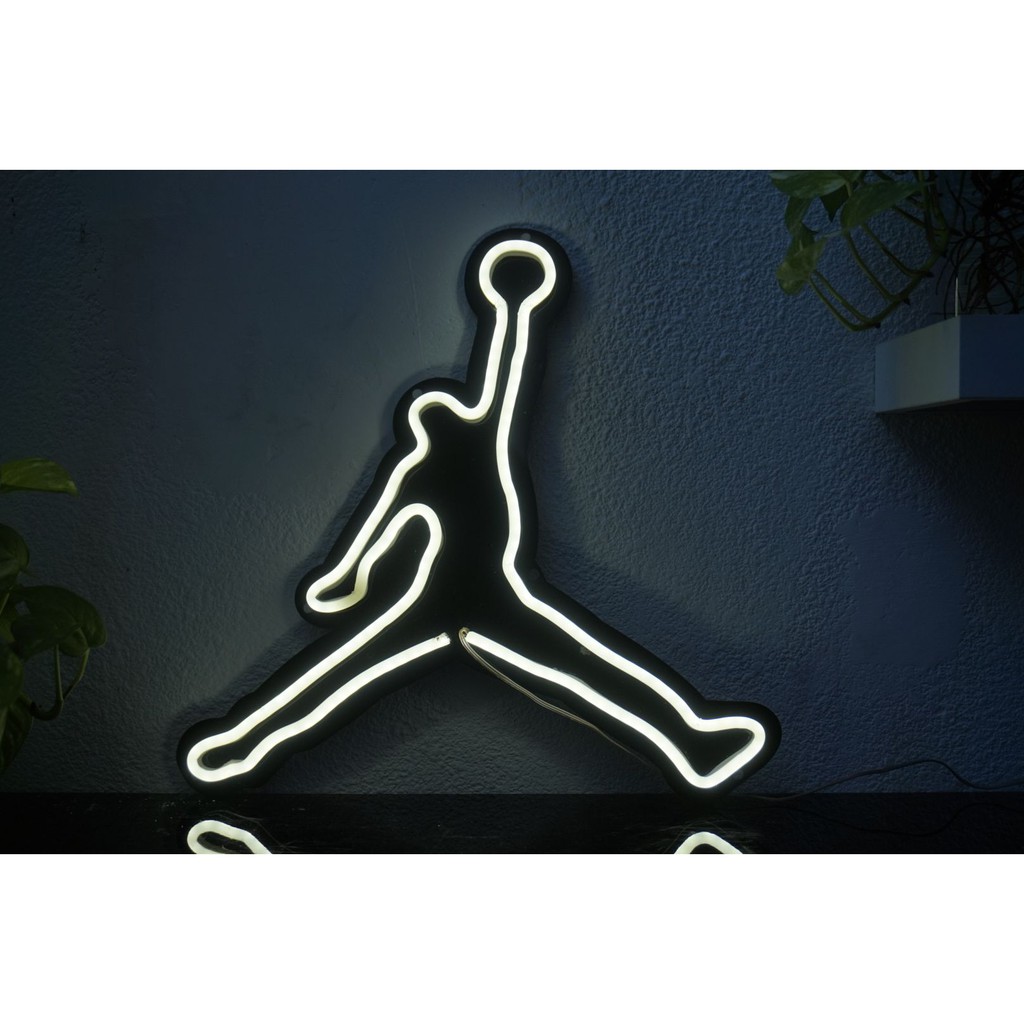 NEON LED BENTUK AIR JORDAN