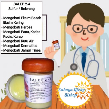 salep 2-4 24 cito blerang belerang sulfur obat panu kudis kurap eksim jamur tinea kutu air recomen