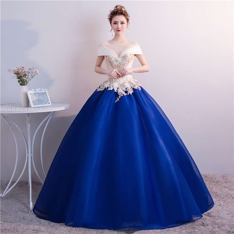 Gaun Pengantin 1812022 Biru Sabrina Wedding Gown