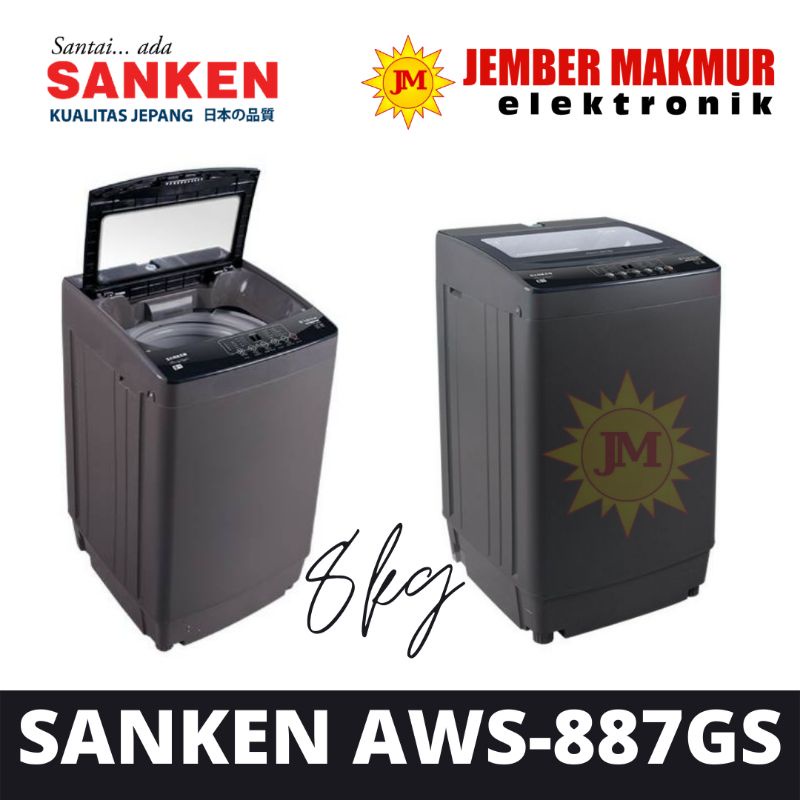 Sanken Mesin Cuci temperd Glass 887