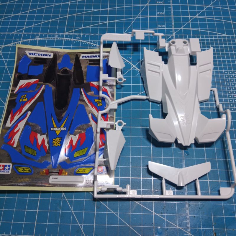 Tamiya body victory magnum permium + decal / body tamiya / body super  2 / tamiya 19434 / body tamiy