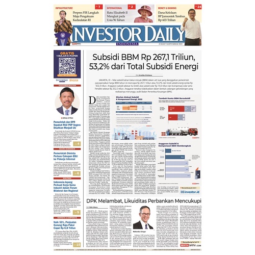 Koran INVESTOR DAILY Terbaru 2022