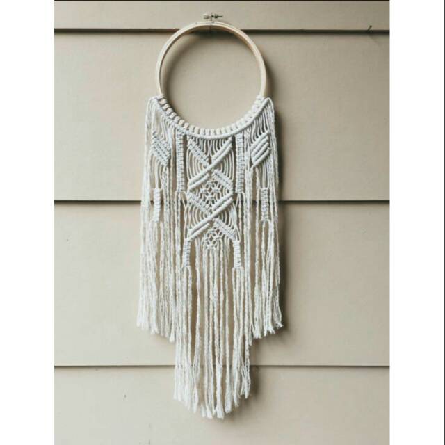 READY STOK) macrame hiasan dinding dream catcher / macrame wall hanging (HD 132)