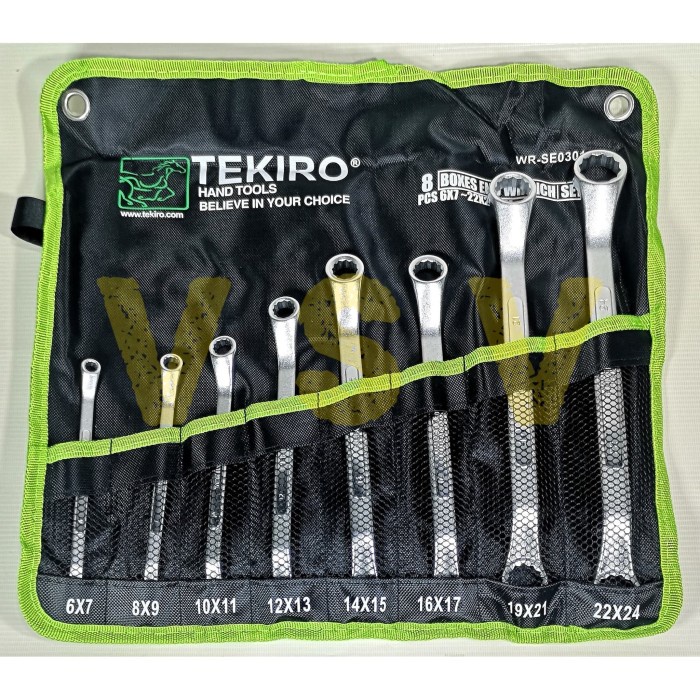 Jual Tekiro kunci ring set 8 pcs 624mm / boxes end wrench set tekiro