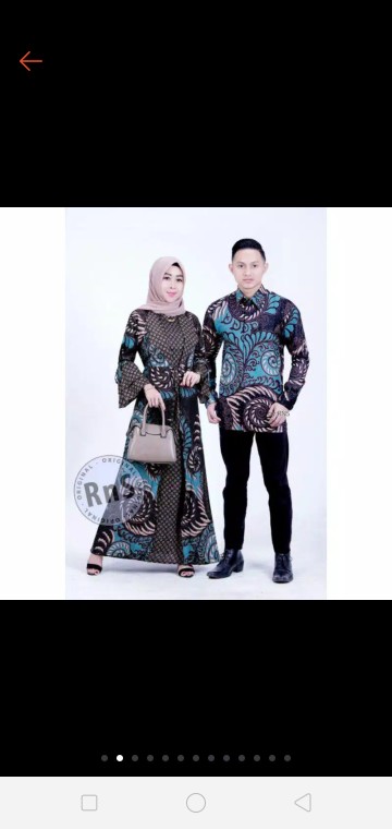 Kopel Gamis Jazzy Kopel Batik Gamis Lonceng