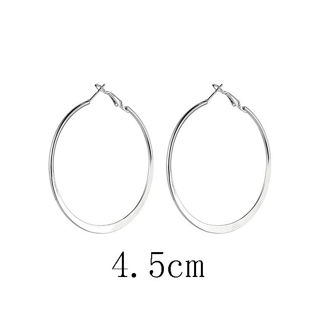 LRC Anting Tusuk Fashion Pure Color Decorated Earrings