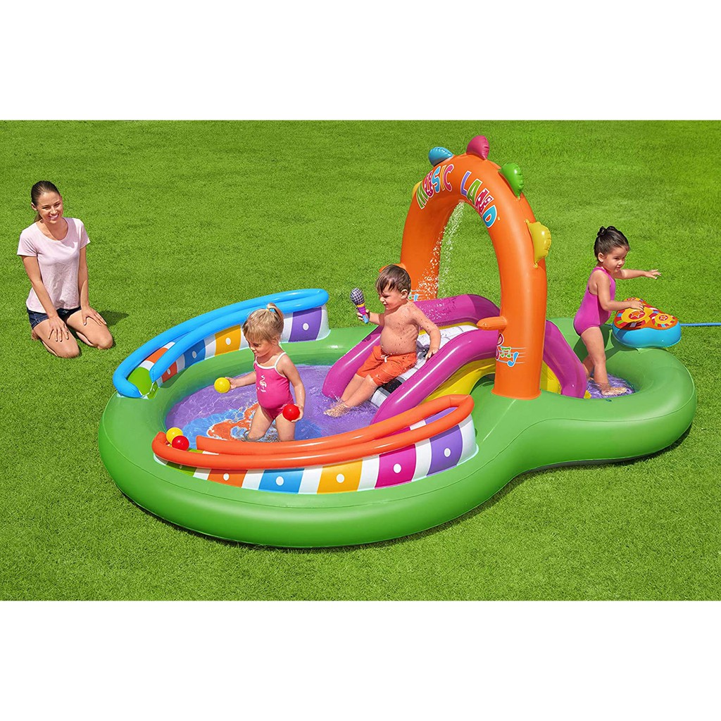 Bestway Kolam Renang Perosotan Kids Water Play Center - Mainan Anak - 53117