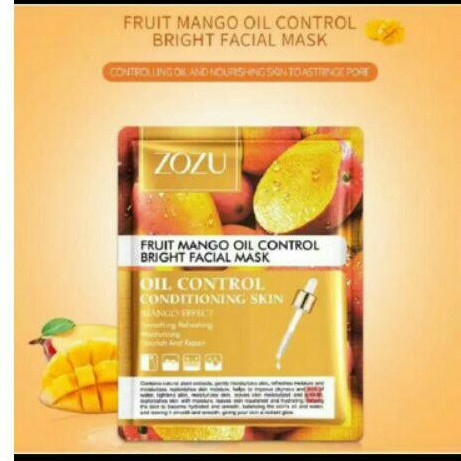 Zozu Fruit Extract Series |Serum Face Mask|Masker Buah|Masker Wajah|Masker Muka