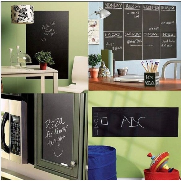 

tyes Sticker Papan Tulis Black BOARD / HITAM DIY kanvas paffie gambar tulis
